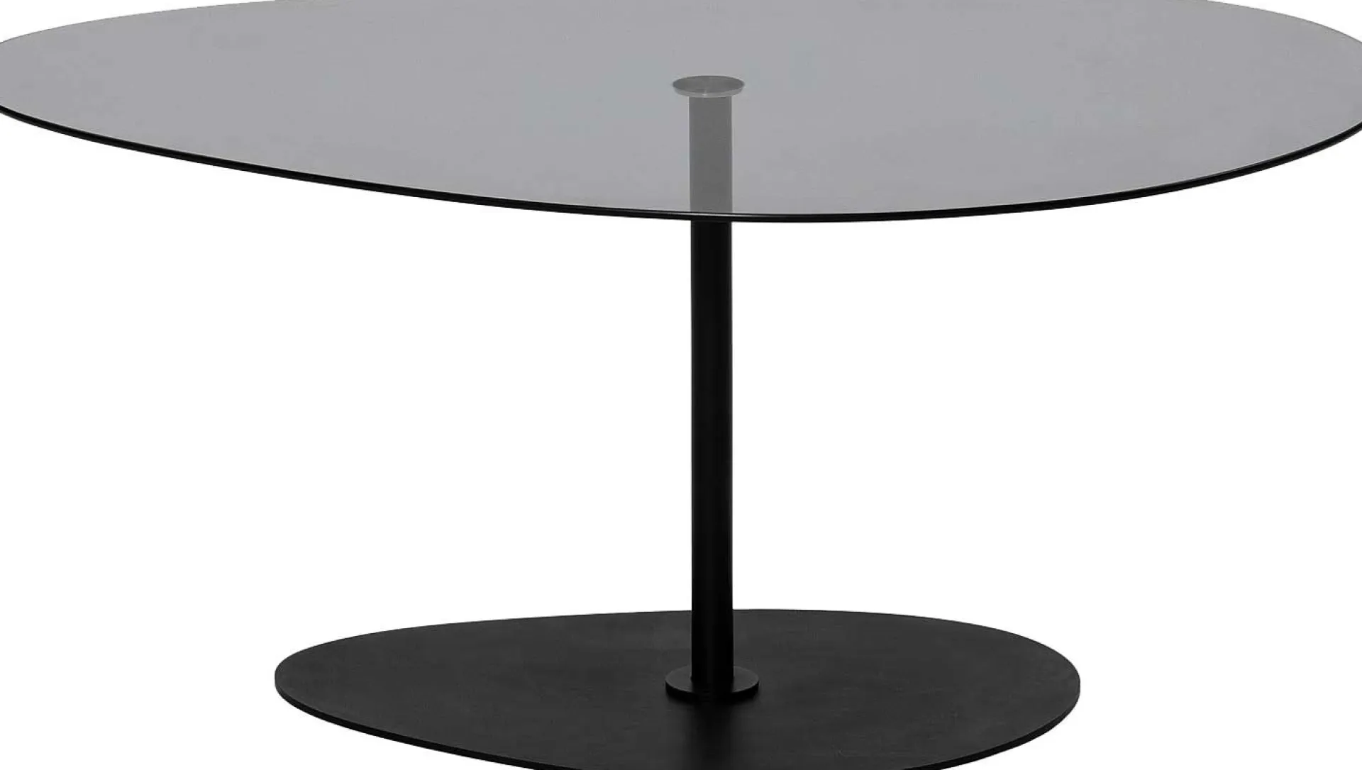 Emob Porto Couchtisch | GEHÄRTETES GLAS | Dunkelgrau,