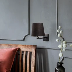 Emob Profil Wandleuchte | METALLGEHÄUSE | , Nickel, Creme