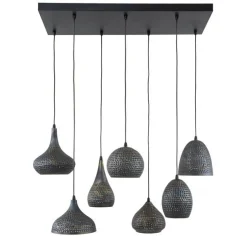 Emob Punchy Hängeleuchte 150 cm--braun