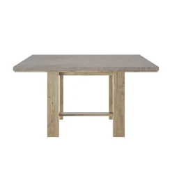 Gautier - Gami Quadratischer Esstisch Basalte | 140 x 140 x 76 cm | Viking Oak Design