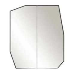 Quartz Badezimmerschrank | 100 % MDF | Schwarz