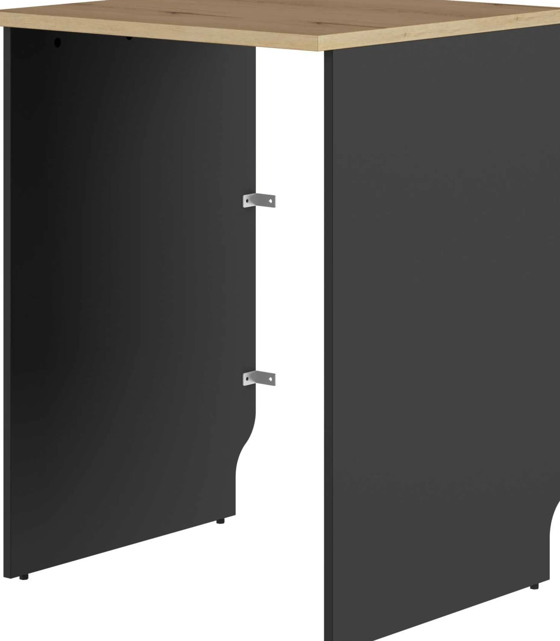 Rahmen für Geschirrspüler Manchester | 64 x 60 x 86 cm | Helvezia Oak Design