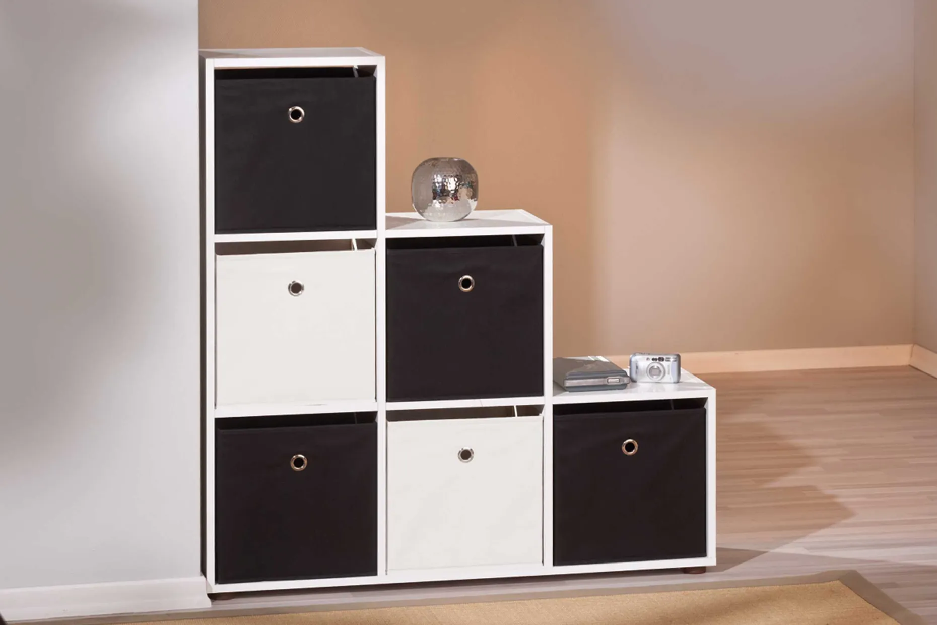 Raumteiler Luini 6 Fächer - weiß