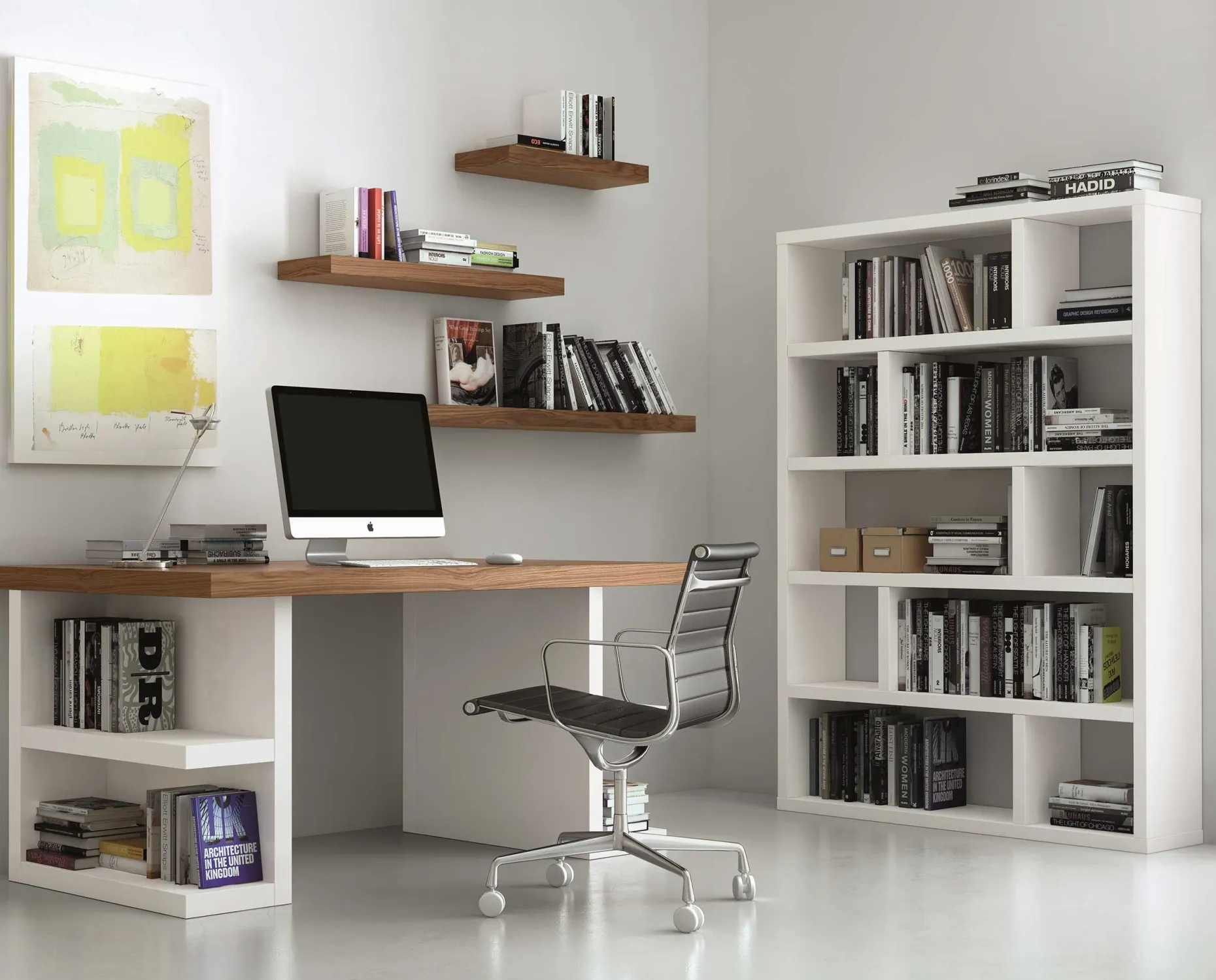 Regal Balda 120cm - Nussbaum