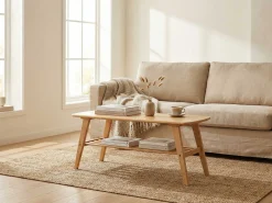 Emob Exclusive Reini Couchtisch - 120x60x50cm - Bambusholz