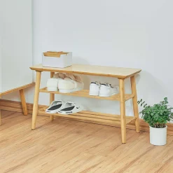 Reini Schuhregal - 67x28x43cm - Bambusholz
