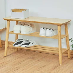 Reini Schuhregal - 67x28x43cm - Bambusholz
