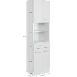 Held RiccaBadezimmer : Spiegelschrank, Waschtischunterschrank, Säulenschrank -