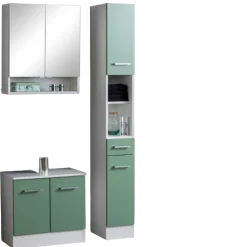 Held RiccaBadezimmer : Spiegelschrank, Waschbeckenunterschrank, Säulenschrank -