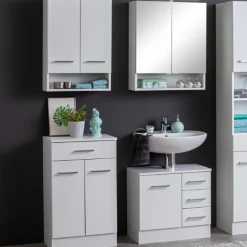 Held RiccaBadezimmer : Wandschrank, Badezimmerschrank, Spiegelschrank, Waschbeckenunterschrank -