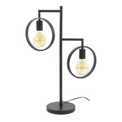 Emob Rien Tischleuchte für 2 Lichtquellen - Holzkohle