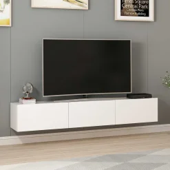 Rigel TV-Möbel | 100 % MELAMIN | Weiß