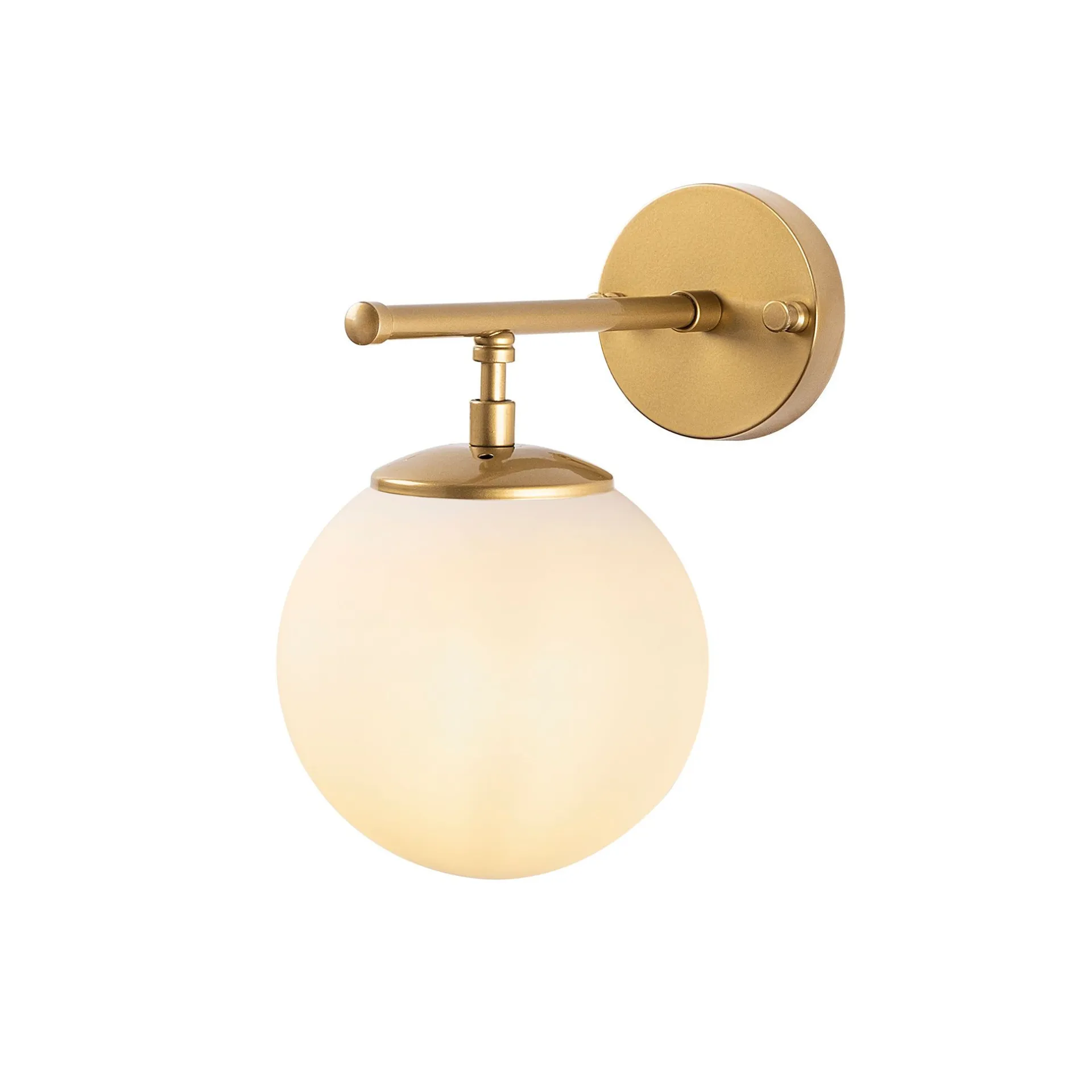 Emob Roe Wandleuchte | METALLGEHÄUSE | Glänzendes Gold