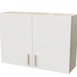 Romanie Hängeelement 100 cm 2 Flügeltüren und 1 Einlegeboden Kronberg Eiche/Mattweiß