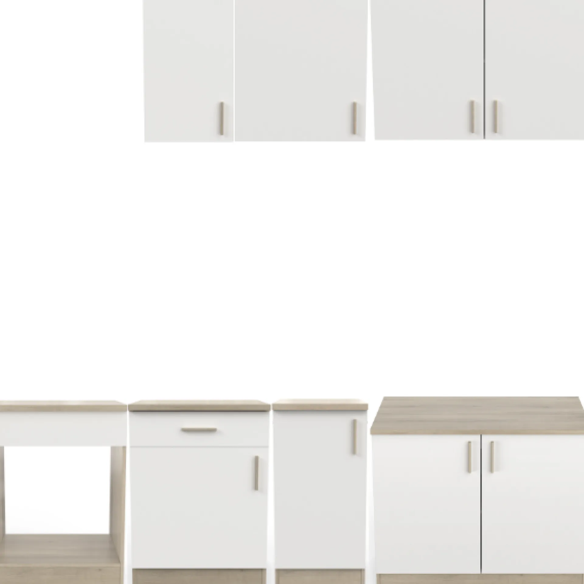 CBA Romanie Küchenset 260cm | Ohne Geräte |
