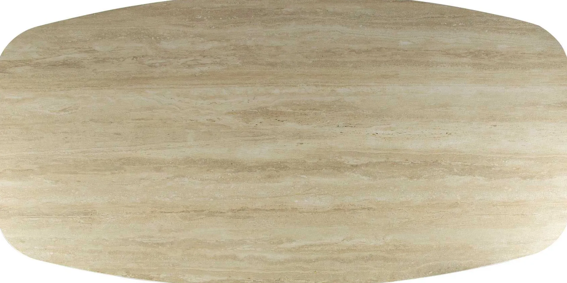 Emob Romano Danish Oval Esstisch 215 cm / 3D Keramik Travertin