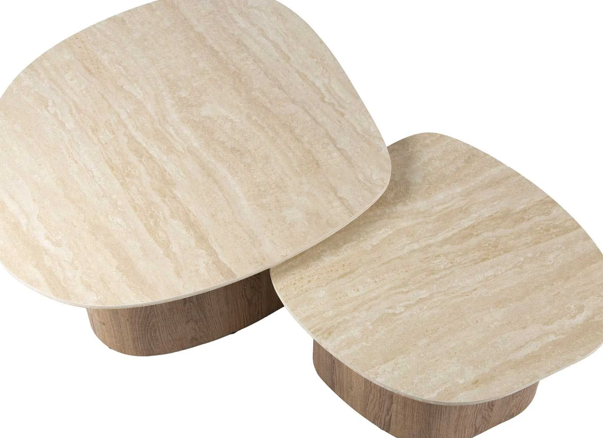 Emob Romano Kieselstein Keramik Couchtisch Set/2