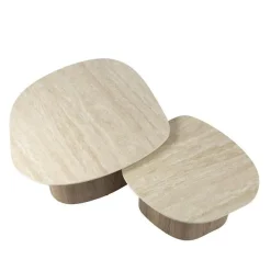 Emob Romano Kieselstein Keramik Couchtisch Set/2