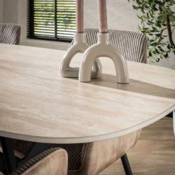 Emob Romano Ovaler Esstisch aus Keramik 180cm - Dänisches Design