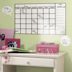 RoomMates Wandsticker - Abwischbarer Kalender Stundenplan