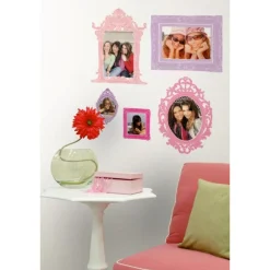 RoomMates Wandsticker - Bilderrahmen rosa und
