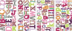 RoomMates Wandsticker - Boho Buchstaben