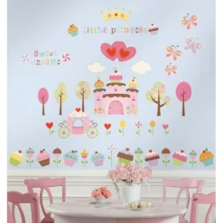 RoomMates Wandsticker Cupcake- Landschaft mit Schloß