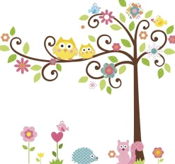 RoomMates Wandsticker - gelockter Baum