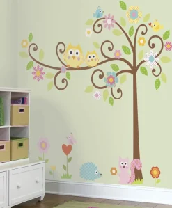 RoomMates Wandsticker - gelockter Baum