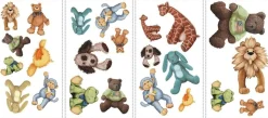 RoomMates Wandsticker - Kuscheltiere