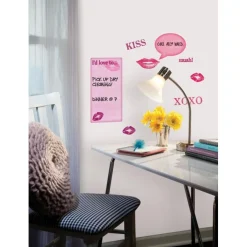 RoomMates Wandsticker - Whiteboard mit Küsschen