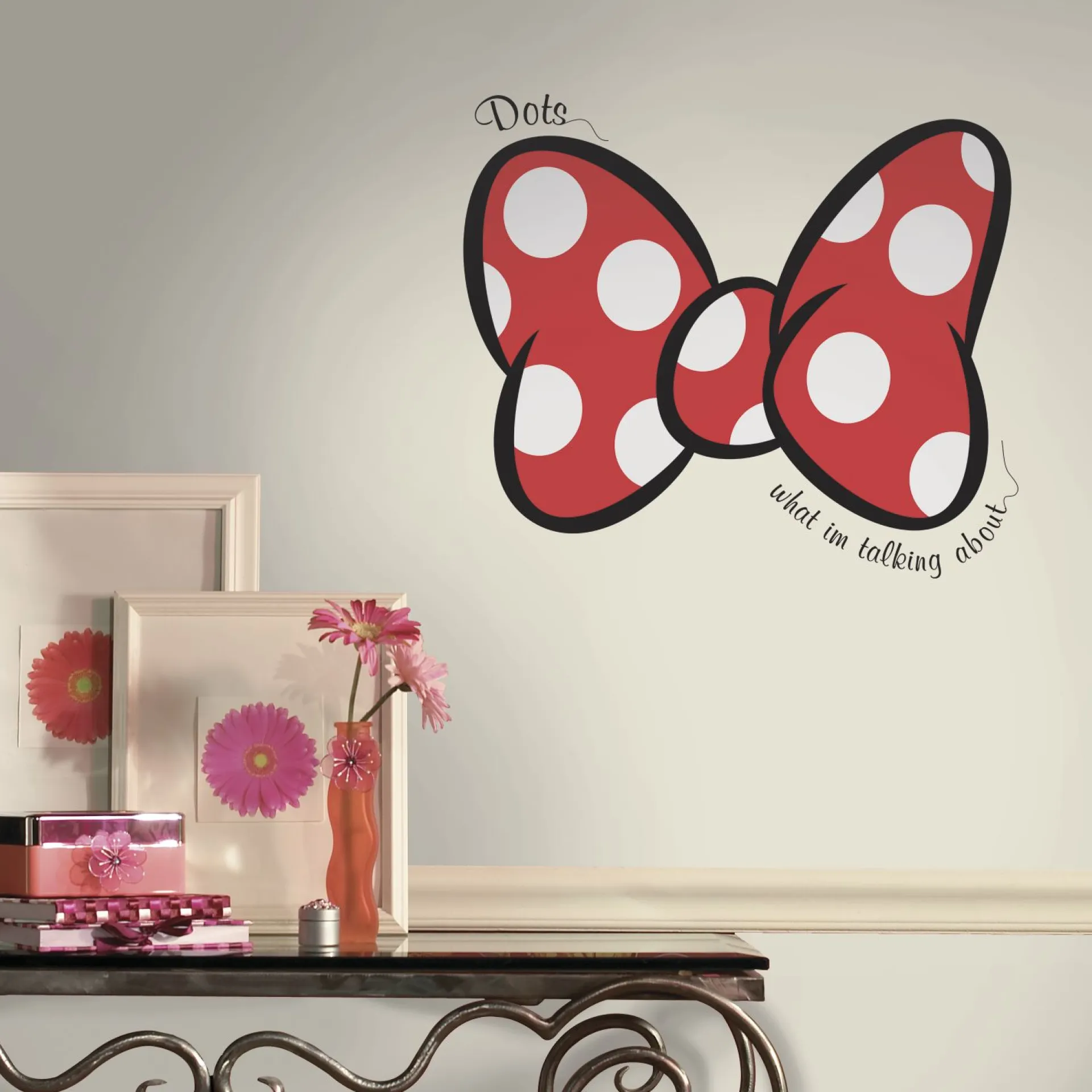 RoomMates Wandtattoo - Minnie Maus Dots