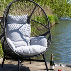 House Nordic Rosario Loungesessel - mit Kissen -