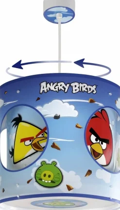 Kinder Dalber Rotierende Hängelampe Angry Birds