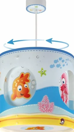 Kinder Dalber Rotierende Hängelampe Aquarium