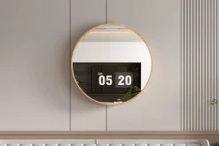 Rousseau Runder Spiegel Ria | Ø80 x 10 cm | Old Oak Design