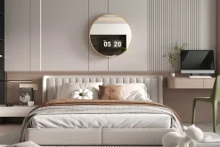 Rousseau Runder Spiegel Roxy | Ø80 x 4 cm | Old Oak Design