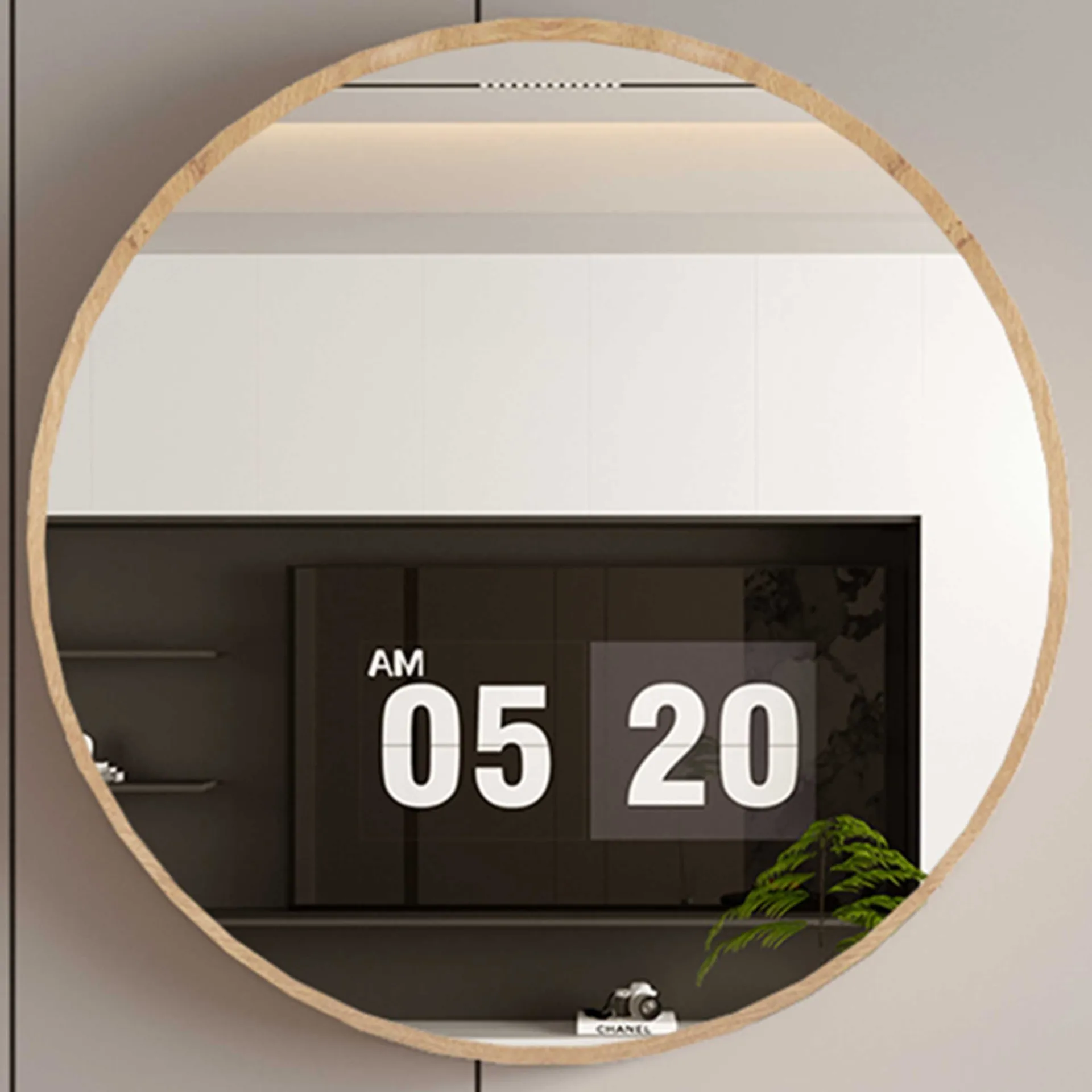 Rousseau Runder Spiegel Roxy | Ø80 x 4 cm | Old Oak Design