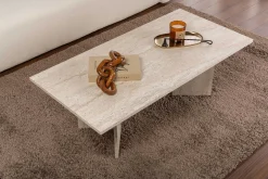 Emob Sabin Couchtisch | 100 % MELAMIN | Travertin