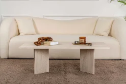 Emob Sabin Couchtisch | 100 % MELAMIN | Travertin