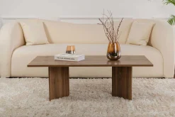 Emob Sabin Couchtisch | 100 % MELAMIN | Walnuss