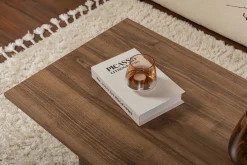 Emob Sabin Couchtisch | 100 % MELAMIN | Walnuss