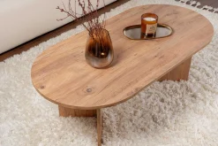 Emob Sable Couchtisch | 100 % MELAMIN | Atlantische Kiefer