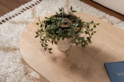 Emob Sable Couchtisch | 100 % MELAMIN | Saphir-Eiche