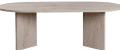 Emob Sable Couchtisch | 100 % MELAMIN | Travertin