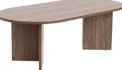 Emob Sable Couchtisch | 100 % MELAMIN | Walnuss