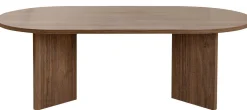 Emob Sable Couchtisch | 100 % MELAMIN | Walnuss
