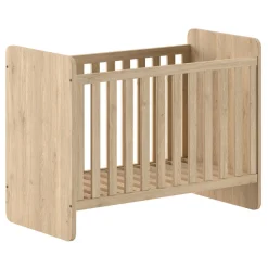 SammieBabyzimmer : Ausziehbares Bett, Kommode mit Wickeltisch - Eichendekor