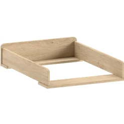 SammieBabyzimmer : Ausziehbett, Kommode mit Wickeltisch, Kleiderschrank - Eichendekor