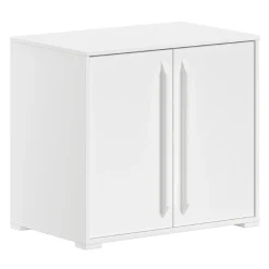 Sammie Halbhohes Bett 90x200cm - mit Schreibtisch und Stauraum - weiß